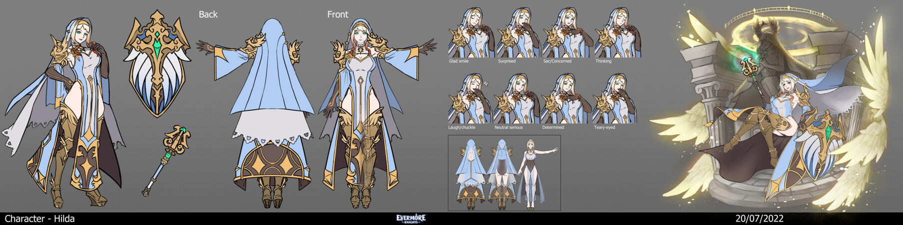 Character Design - Hilda for Evermore Knights (Nomina Studio)