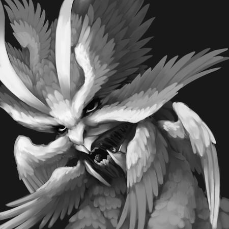 Illustration - Bird Creature for Personal Study